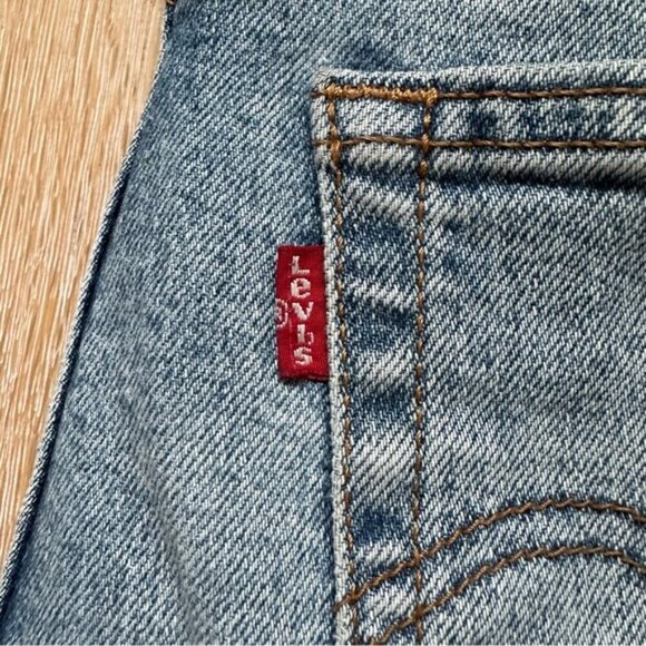 Levi's Wedgie Straight Bridge of Bellflower Jeans Coastal Cowgirl - Size 29 - Picture 8 of 16